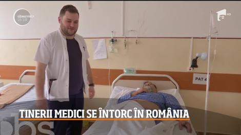 Din ce în ce mai mulţi medici tineri, care s-au specializat în Occident, se întorc în România