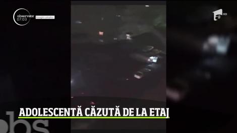 O adolescentă de 16 ani din Râmnicu Vâlcea a căzut în gol de la etajul patru al blocului în care locuia