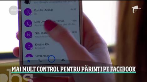 Reţeaua de socializare a anunţat noi funcţii de control parental