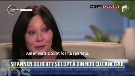 Shannen Doherty, nevoită să reia lupta cu cancerul, pe care credea că l-a învins acum doi ani