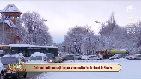 Ultimele informații despre vreme și trafic, în direct, la Neatza cu Răzvan și Dani!