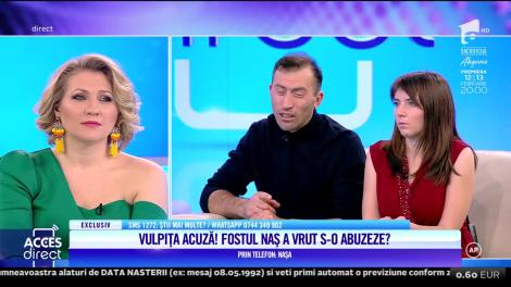 Acces Direct. Fostul naș a vrut s-o abuzeze pe Vulpița? Nașa: Doar a pupat-o și atât, nimic altceva!