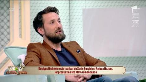 Designerul Sorin Șurghie, super colecție bărbătească la Neatza cu Răzvan și Dani!