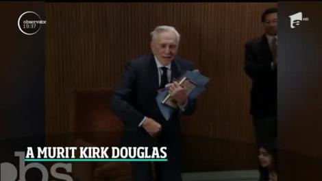 Kirk Douglas, o legendă a cinematografiei, s-a stins din viaţă la vârsta de 103 ani. Lasă în urmă 90 de roluri şi o viaţă de film