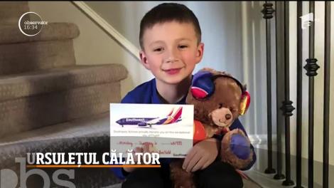 Ce a făcut o companie aeriană din Statele Unite pentru un copilaş care şi-a uitat ursuleţul de pluş într-un avion