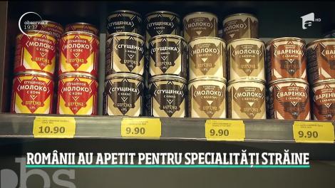 Românii au apetit pentru specialități străine