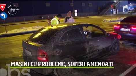 Poliţiştii şi inspectorii RAR din Capitală ies pe străzi să verifice cum circulă şoferii, pe timp de iarnă