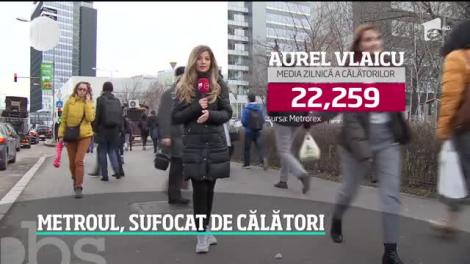 Capitala este sufocată şi pe şosele, şi sub pământ. Iar angajaţii întârzie pentru că, mai nou, sunt blocaţi la metrou