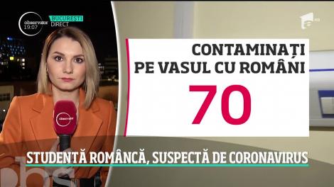 Studentă româncă, suspectă de coronavirus