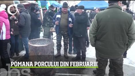 Pomana Porcului, tradiție și în februarie, în Harghita