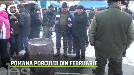 Pomana Porcului, tradiție și în februarie, în Harghita
