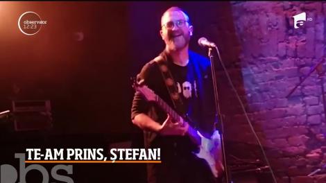 Ștefan a fost prins într-o ipostază incendiară. Rockerul de la Observator, filmat în secret! Show-ul a fost garantat