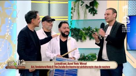 Relu și The Zuralia Orchestra fac spectacol cu piesele lor în platoul de la Neatza cu Răzvan și Dani