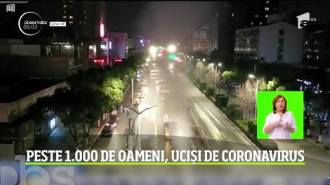 Peste 1.000 de oameni au fost uciși de coronavirus și peste 43.000 au fost infectați