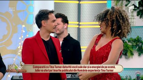 Tina Turner a cântat la Neatza?! Bomba Julie Mayaya s-a detonat pe una dintre cele mai cunoscute piese ale artistei: „Semănăm și la picioare” - LIVE