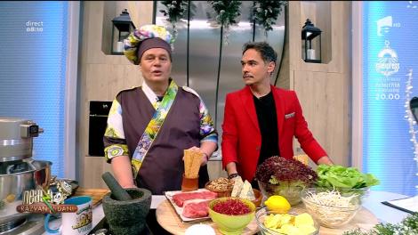 Rețeta Zilei - Neatza cu Răzvan şi Dani. Salată de iarnă cu roast beef și brânză cu mucegai