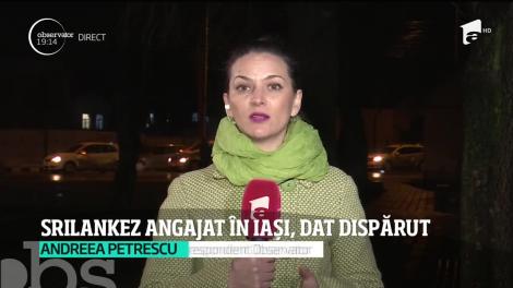 Un muncitor din Sri Lanka a dispărut în Iași