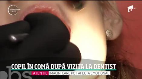 Un copil de patru ani e în comă după o vizită banală la dentist!