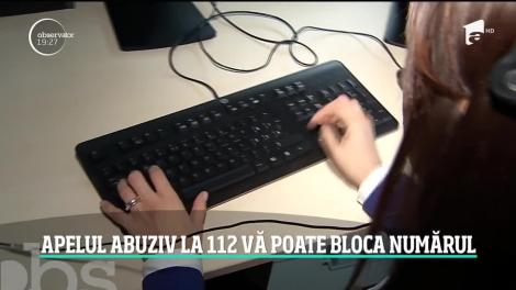 Românii care sună abuziv la 112 s-ar putea alege cu numărul de telefon blocat!