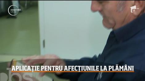 Aplicaţie mobilă pentru afecțiunile la plămâni