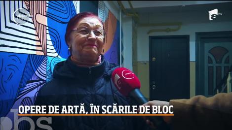 Scările de bloc din Galaţi au prins culoare!