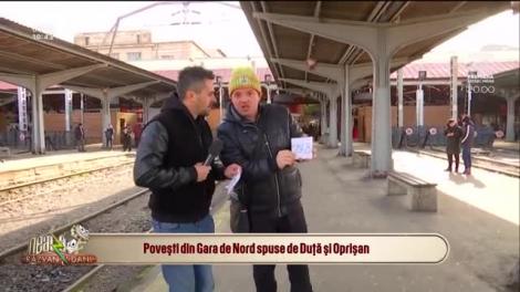 Nu există așa ceva! Cătălin Oprișan și Marian Duță, primul sărut, în direct, la Gara de Nord: „Când îl sărută, cu buzițele, îi dă un bilețel”