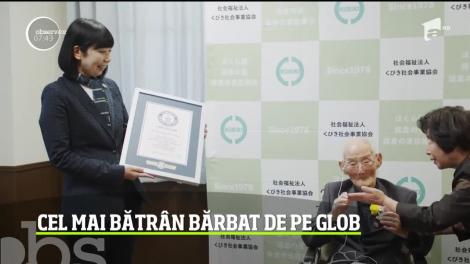 Un japonez, cel mai bătrân bărbat de pe glob