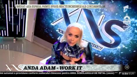 Anda Adam cântă, la Xtra Night Show, melodia "Work It"