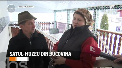 Un sat din Bucovina este un adevărat muzeu în aer liber, pentru că absolut toate casele, vechi sau noi, au faţadele decorate cu motive populare