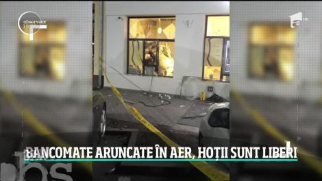 Jafuri explozive trase la indigo în vestul ţării! Două bancomate au fost aruncate în aer