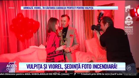 De ziua îndrăgostiţilor, Vulpiţa şi Viorel şi-au făcut cadou o şedinţă foto incendiară!