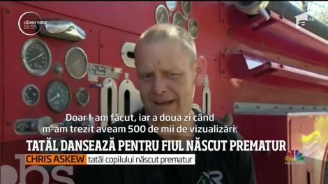 Un tată din Statele Unite dansează pentru fiul născut prematur: ”Am făcut un lucru prostesc, dar a doua zi aveam 500.000 de vizualizări!”