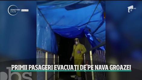 Cetățenii americani, primii pasageri evacuați de pe nava de croazieră