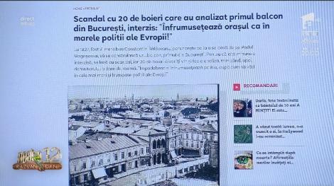 Smiley News - Neatza cu Răzvan și Dani. Motivul pentru care în București, până în anul 1927, nu se construiau clădiri cu balcoane