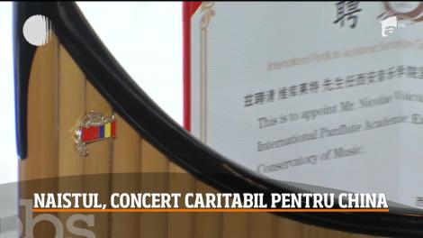 Nicolae Voiculeţ, dar special primit de la poporul chinez. Maestrul a primit nai unic, personalizat, la care ţine mult