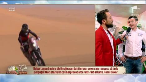 Legenda Raliului Dakar şi-a prezentat spectaculoasa motocicletă la Neatza cu Răzvan şi Dani! "Am mers 920 de km" Video