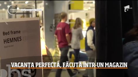 Și-a păcălit urmăritorii de pe Instagram că este într-o vacanţă în Bali, dintr-un magazin de mobilă