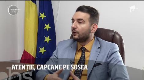 Aplicația care arată gropile din asfalt: pe străzile Capitalei sunt peste 1.200 de "cratere", sute de denivelări şi zeci de semne de circulaţie lipsă.