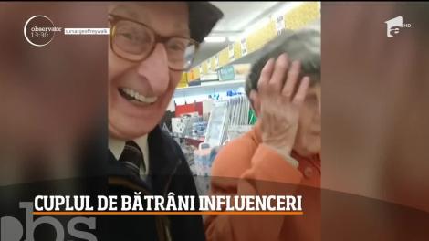 Cuplu de bătrâni din Marea Britanie, influenceri în mediul online