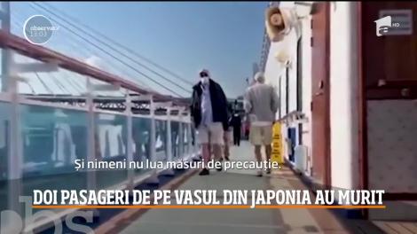 Doi pasageri de pe vasul din Japonia care au luat coronavirus au murit