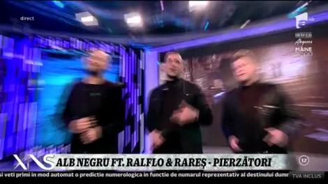 Xtra Night Show. Alb Negru, Ralflo și Rareș cântă piesa Pierzători