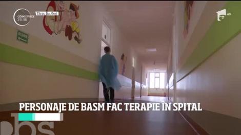 Personaje de basm fac terapie la spitalul Judeţean Târgu Jiu