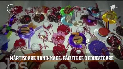 Mărţişoare hand-made, făcute de o educatoare