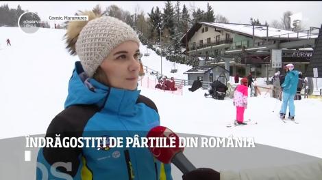 Partia Cavnic, paradisul turiştilor străini îndrăgostiţi de schi