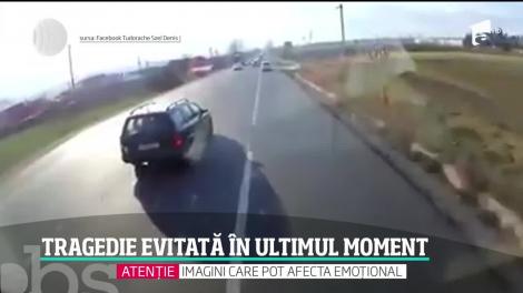 Tragedie evitată în ultimul moment drumul dinspre Târgu Frumos spre Iași