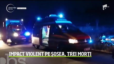 Impact violent pe o şosea din Sibiu soldat cu trei morți
