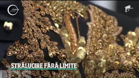 Maşina încrustată în peste un milion de cristale, pregătită să ducă primii miri către altar