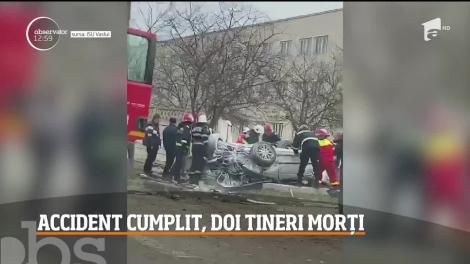 Accident mortal lângă Unitatea Militară din Bârlad.  Doi tineri și-au pierdut viața