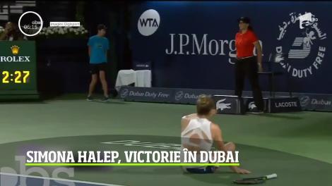 Simona Halep a câştigat turneul din Dubai. Sportiva româncă şi-a adjudecat titlul în două seturi