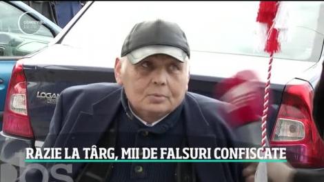 Razie la cel mai mare târg din Bucureşti, mii de falsuri confiscate